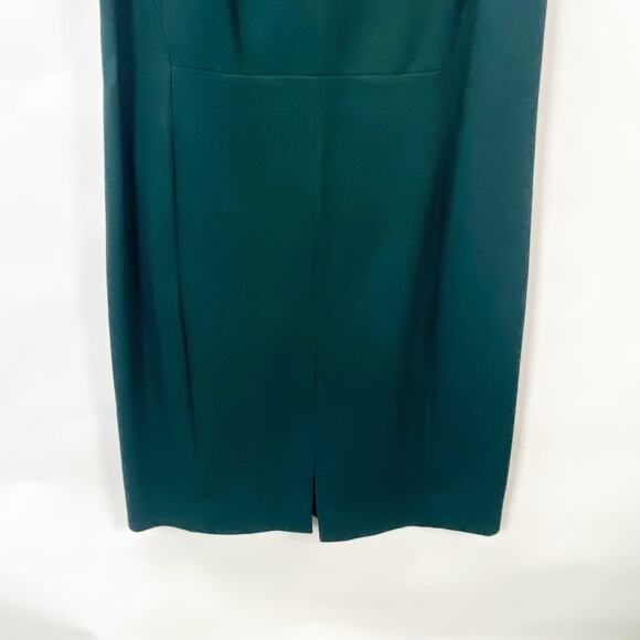 MM. LaFleur Katie Dress Sheath Midi Sleeveless Teal Green Womens Plus 1X Career - Picture 4 of 8